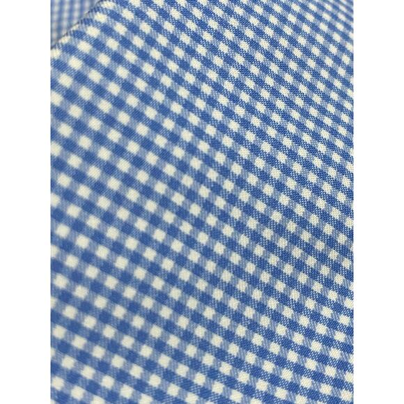 Proper Cloth Shirt Size S 18x29 Blue White Checkered Long Sleeve  Performance - Picture 8 of 10